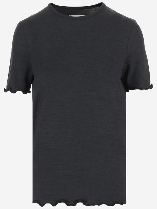 26SS 질샌더 폴로 티셔츠 J01NF0006 BLACK