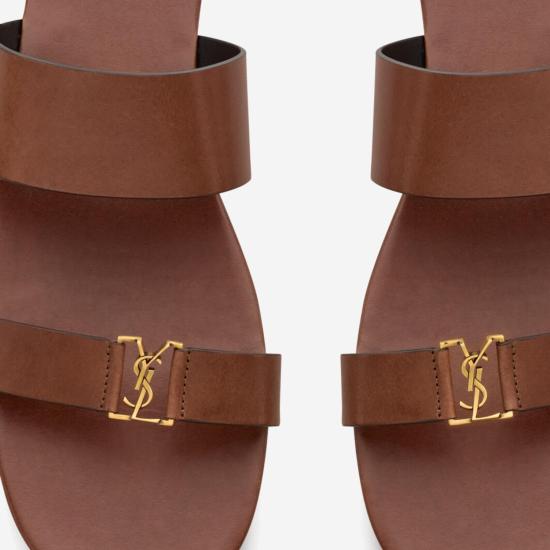 26SS 생로랑 샌들 860809 BROWN