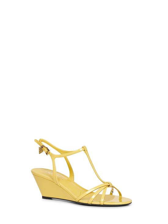 26SS 프라다 페이턴트 레더 샌들 1X383O055069F068X YELLOW - PRADA