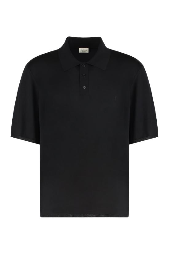 25FW 생로랑 탑 841679 BLACK
