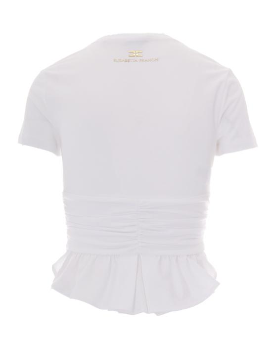 26FW 엘리자베타프랜치 폴로 티셔츠 MA00366E2 WHITE - ELISABETTA FRANCHI