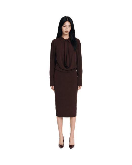 26FW 안다마네 셔츠 T200108A BROWN - ANDAMANE