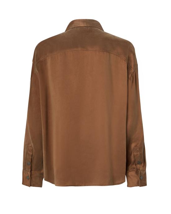 26FW 핑코 셔츠 107169 BROWN - PINKO