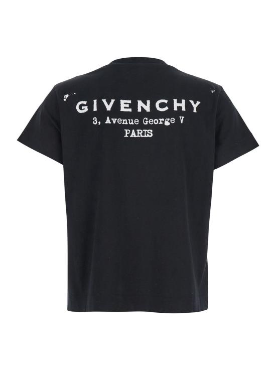 25FW 지방시 폴로 티셔츠 BW70FJ BLACK - GIVENCHY