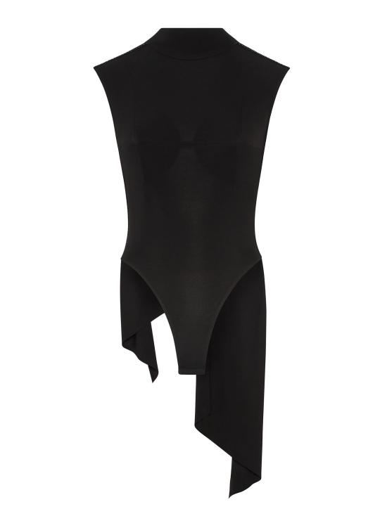  장 폴 고티에 바디수트 티셔츠 WTO383W021 BLACK - JEAN PAUL GAULTIER
