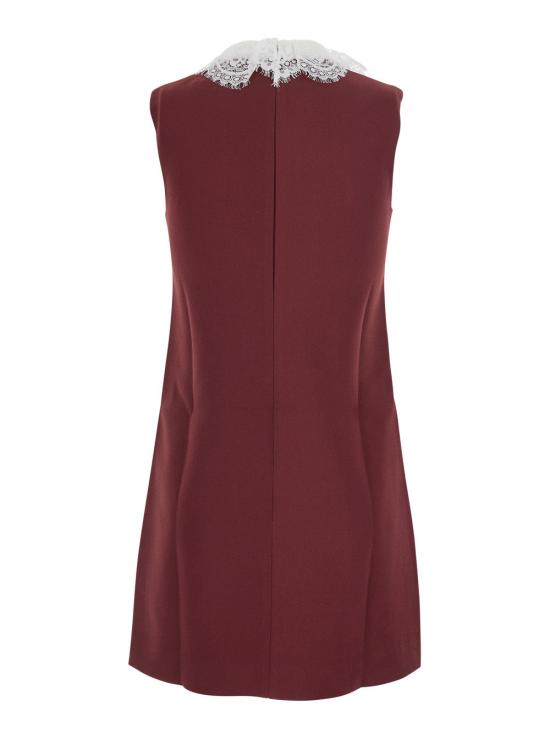 26FW 셀프 포트레이트 원피스 PF26001SBBU BURGUNDY - SELF PORTRAIT