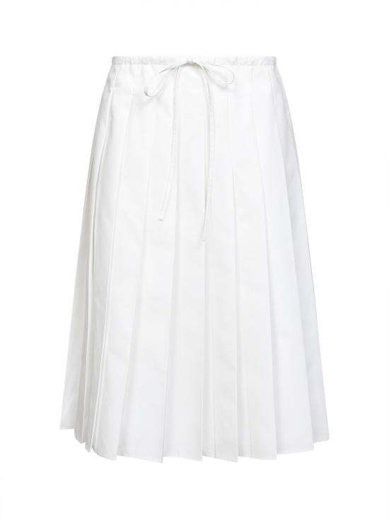 26SS 프라다 스커트 P145VXOOO187PF0009 WHITE