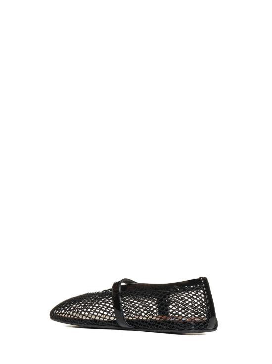 26FW 알라이아 피쉬넷 발레 플랫 AA3A029TK007 999 BLACK - ALAIA
