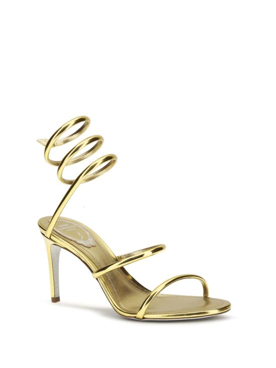 26FW 르네 카오빌라 힐/펌프스 C12351080 GOLD - RENE CAOVILLA