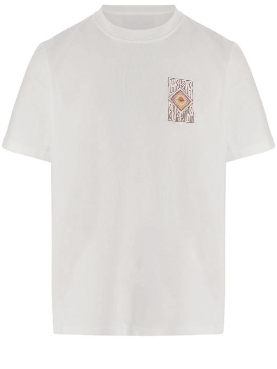 26FW 카사블랑카 반팔 티셔츠 MAW26JTS00114 White
