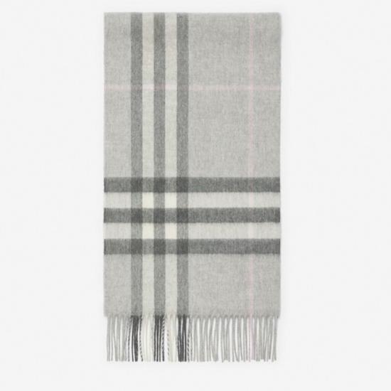 버버리 체크 캐시미어 스카프 8112637 GRAY - BURBERRY