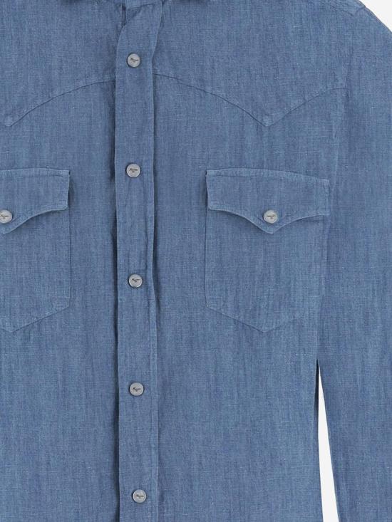 26SS 피나모레 셔츠 C0724D BLUE - FINAMORE
