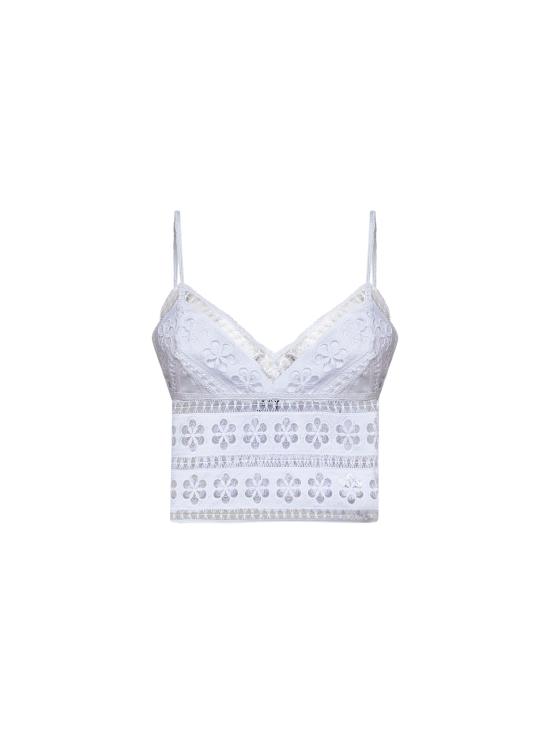 26SS 챠로 루이즈 이비자 민소매 티셔츠 261101 WHITE