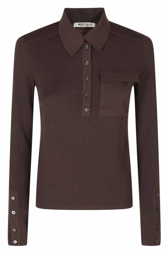 26FW 포츠 1961 니트웨어 PW326KFP01 NKW008 099 Brown