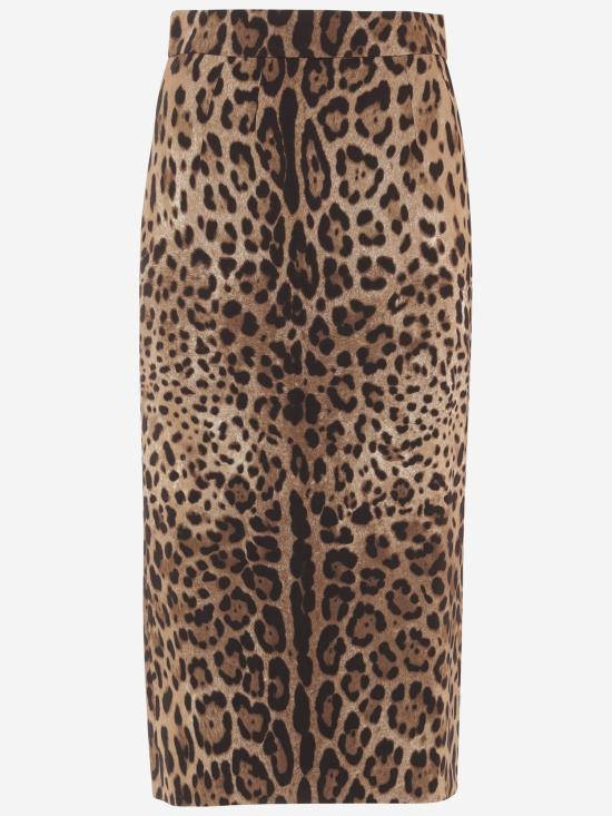 26FW 돌체앤가바나 스커트 F4B6UT BROWN - DOLCE & GABBANA