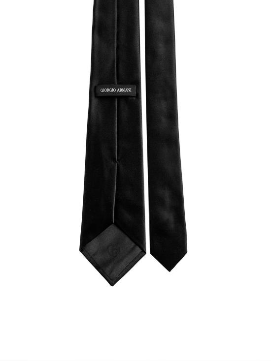 26FW 조르지오 아르마니 넥타이 3600548P99800020 BLACK - GIORGIO ARMANI