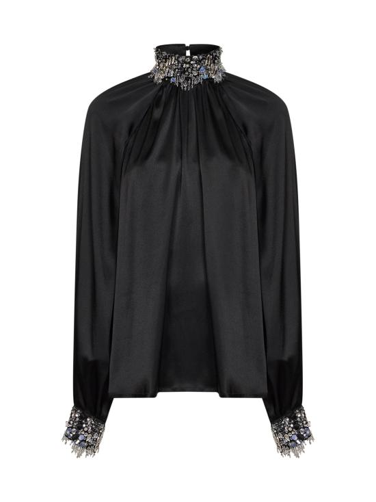 26FW 알리나 블라우스 DNLW26202 009 BLACK
