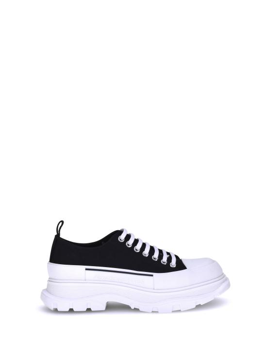 26SS 알렉산더 맥퀸 트레드 슬릭 레이스업 슈즈 705660W4AAQ BLACK
