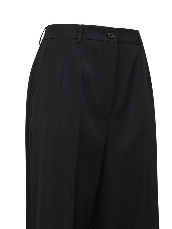 26SS 돌체앤가바나 울 개버딘 트라우저 FTBM0TFU2OWN0000 BLACK - DOLCE & GABBANA
