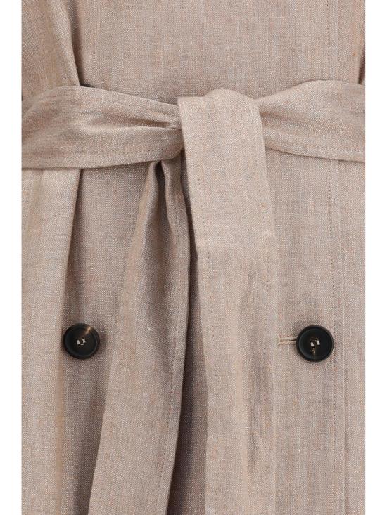 26SS 브루넬로 쿠치넬리 트렌치 코트 MH5269873 PINK - BRUNELLO CUCINELLI
