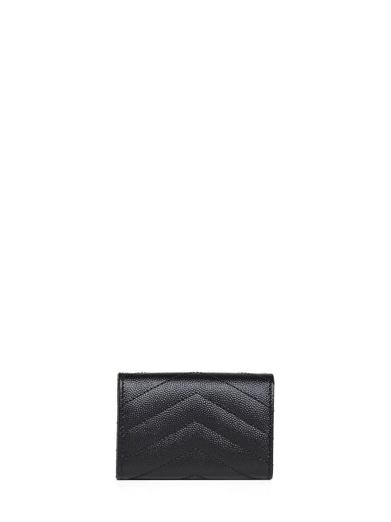 26FW 생로랑 그랑 드 뿌드르 카산드라 마틀라세 오리가미 타이니 지갑 668274BOWA11000 BLACK - SAINT LAURENT