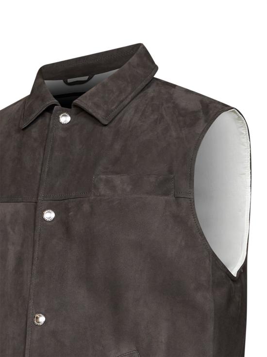 26FW 브루넬로 쿠치넬리 베스트 MPCLF2047 CWD18 GRAY - BRUNELLO CUCINELLI