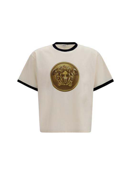 26FW 베르사체 탑 10260931A18735 BEIGE - VERSACE