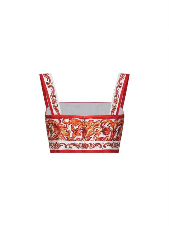 26FW 돌체앤가바나 바디수트 티셔츠 F7U70TGDDRCS9000 RED - DOLCE & GABBANA