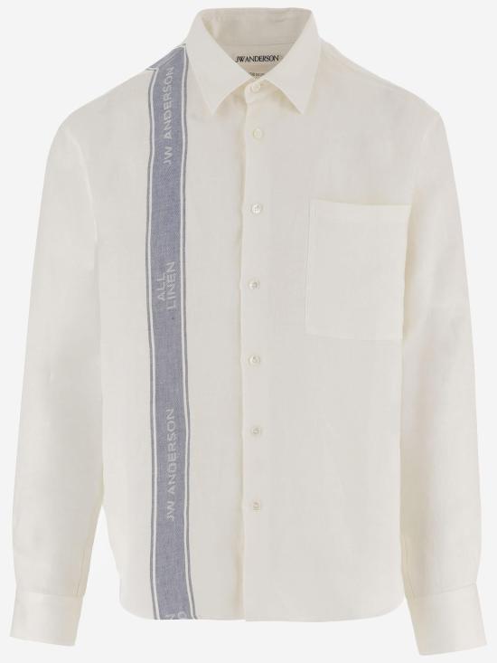 26SS JW앤더슨 셔츠 SH0385 WHITE - JW ANDERSON