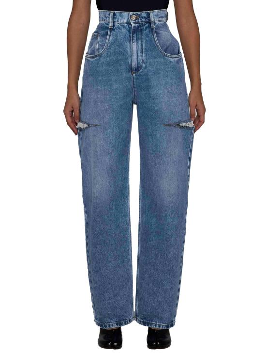 26FW 마르지엘라 코인 슬래쉬 디테일 진 S51LA0051S30513470 BLUE - MAISON MARGIELA
