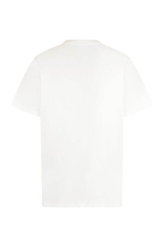 버버리 로고 코튼 티셔츠 8080325 WHITE - BURBERRY