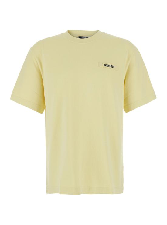 26FW 자크뮈스 그로그랭 로고 티셔츠 TSM00133 YELLOW