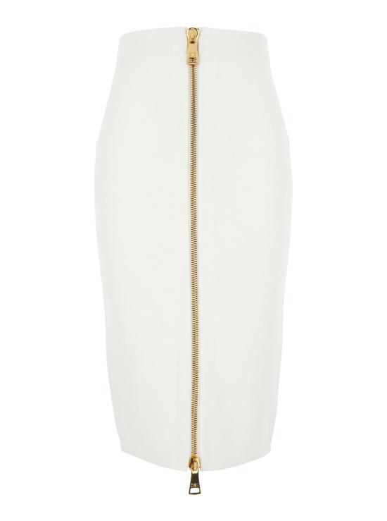 26FW 엘리자베타프랜치 스커트 GK28B66E2 WHITE - ELISABETTA FRANCHI