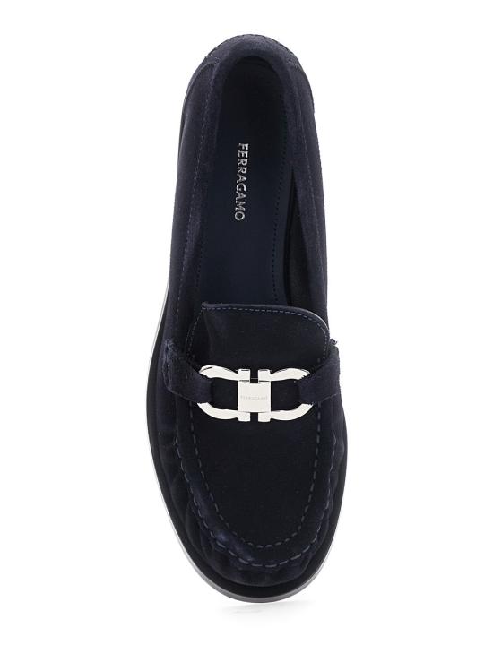 26FW 살바토레 페라가모 플랫 슈즈 01L927 BLUE - SALVATORE FERRAGAMO