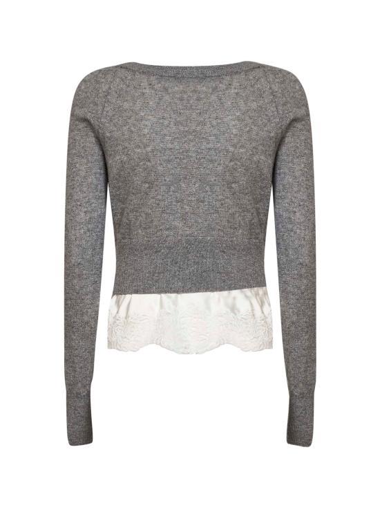 26FW 에르마노 설비노 니트웨어 D492N300APPYUN1704 GRAY - ERMANNO SCERVINO