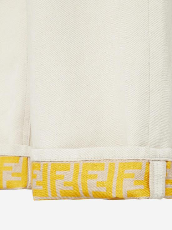 26SS 펜디 데님 팬츠 FLP882 BEIGE