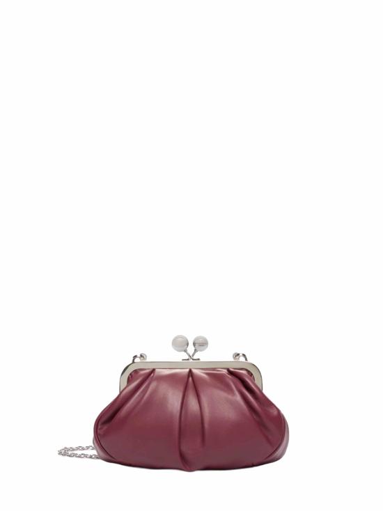26FW 위켄드막스마라 클러치/파우치 2625516114600PRATI057 BURGUNDY