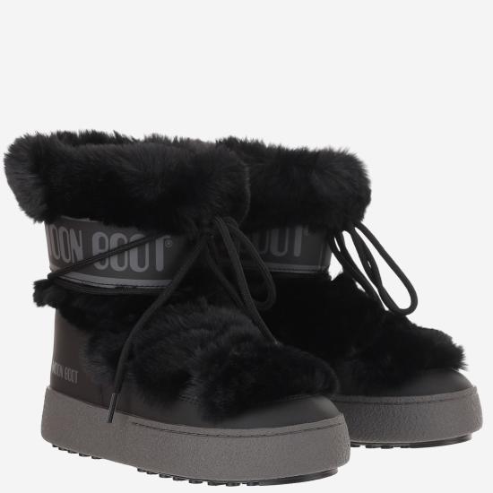 26FW 문부츠 엘트랙 포우 퍼 부츠 2450130 BLACK