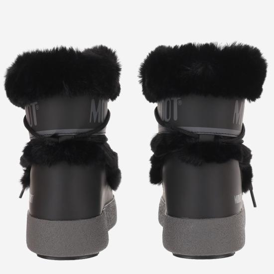 26FW 문부츠 엘트랙 포우 퍼 부츠 2450130 BLACK - MOON BOOT