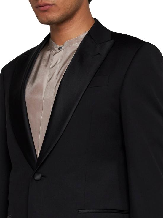 26FW 조르지오 아르마니 수트 팬츠 GM000045TE10047UC001 BLACK - GIORGIO ARMANI