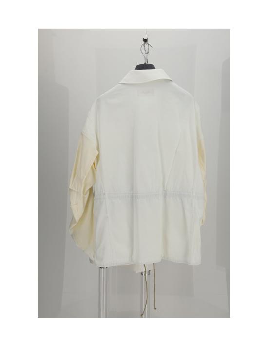 26FW 셀린느 코튼 새틴 파카 RM06W900T WHITE
