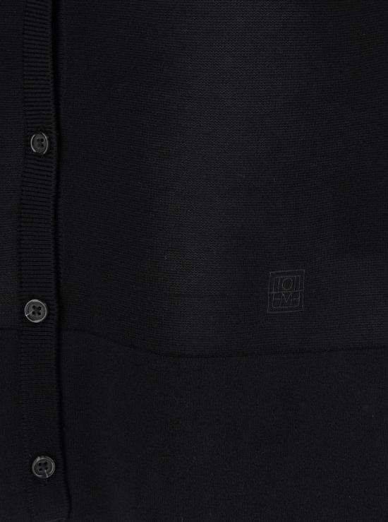 25FW 토템 가디건 243WRT0329YA0079 BLACK - TOTEME
