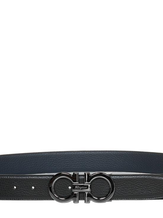 26FW 살바토레 페라가모 벨트 679710DOUBLEADJUS687611 BLACK - SALVATORE FERRAGAMO