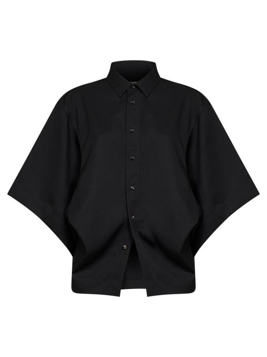 26FW 보테가베네타 셔츠 869829V6DB01010 BLACK