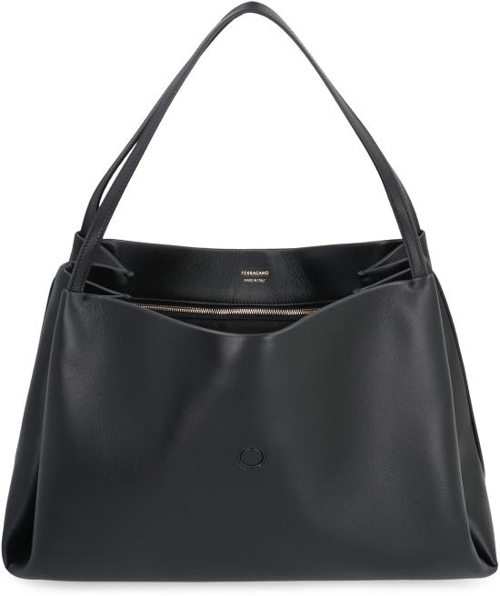 25FW 살바토레 페라가모 토트백 219804 BLACK - SALVATORE FERRAGAMO