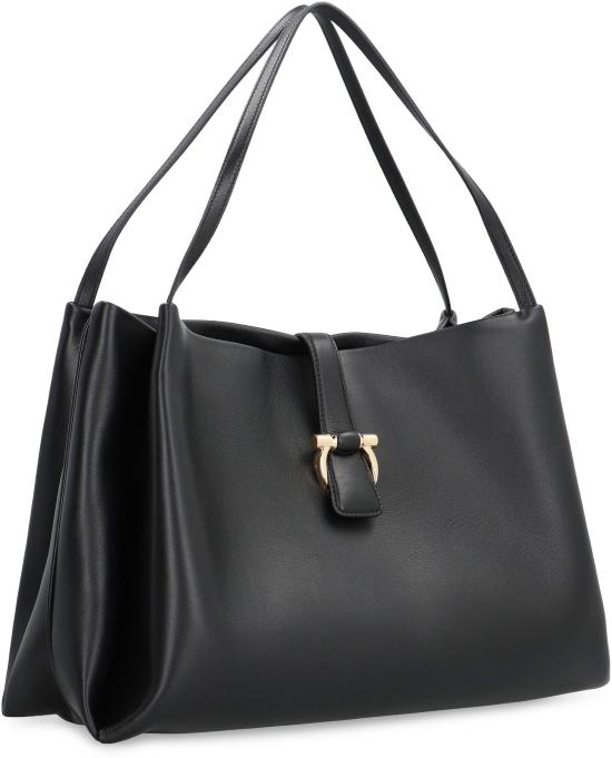 25FW 살바토레 페라가모 토트백 219804 BLACK - SALVATORE FERRAGAMO