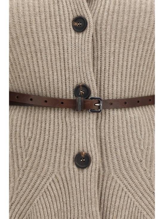26FW 브루넬로 쿠치넬리 스웨터 M16750836 BROWN