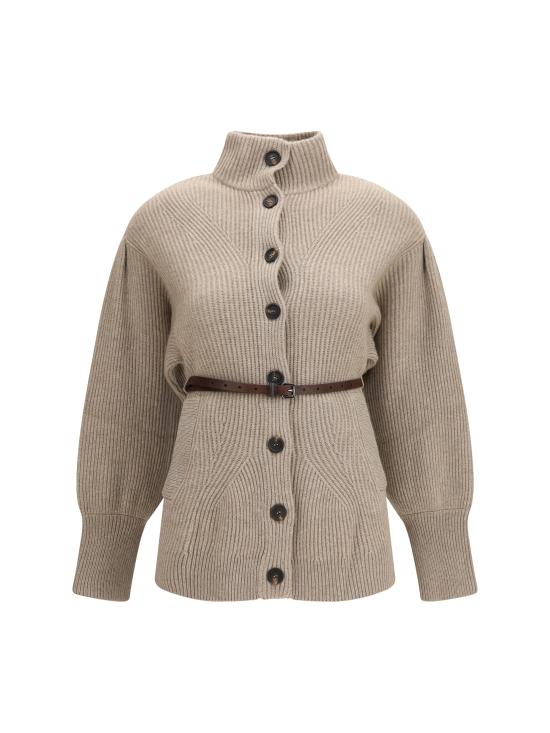 26FW 브루넬로 쿠치넬리 스웨터 M16750836 BROWN - BRUNELLO CUCINELLI