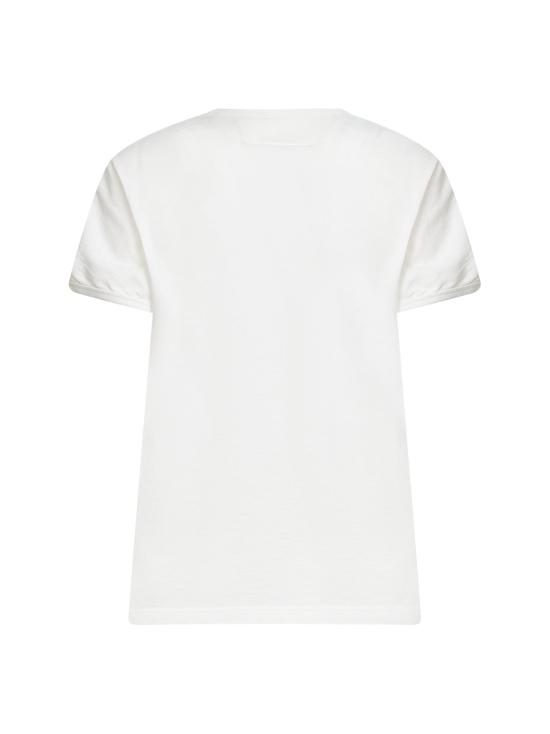 26SS MM6 메종마르지엘라 폴로 티셔츠 S62GD0212M20108101 WHITE - MM6 MAISON MARGIELA