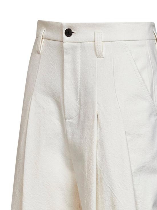26FW 브루넬로 쿠치넬리 팬츠 MB198P9022 C1101 WHITE - BRUNELLO CUCINELLI